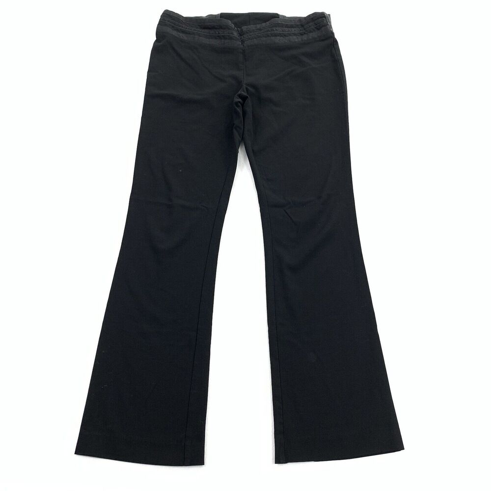 Motherhood Maternity Boot Cut Dress Pants Slacks Small Solid Black Trousers S